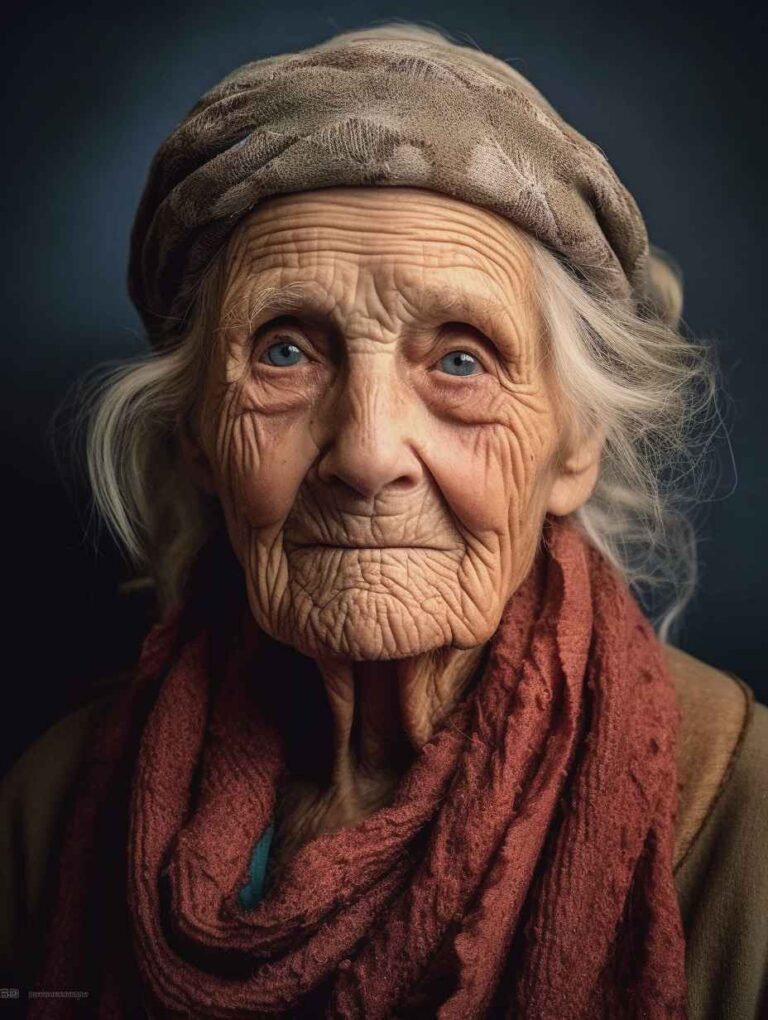 100 Year Old Womans Portrait Prompt Library