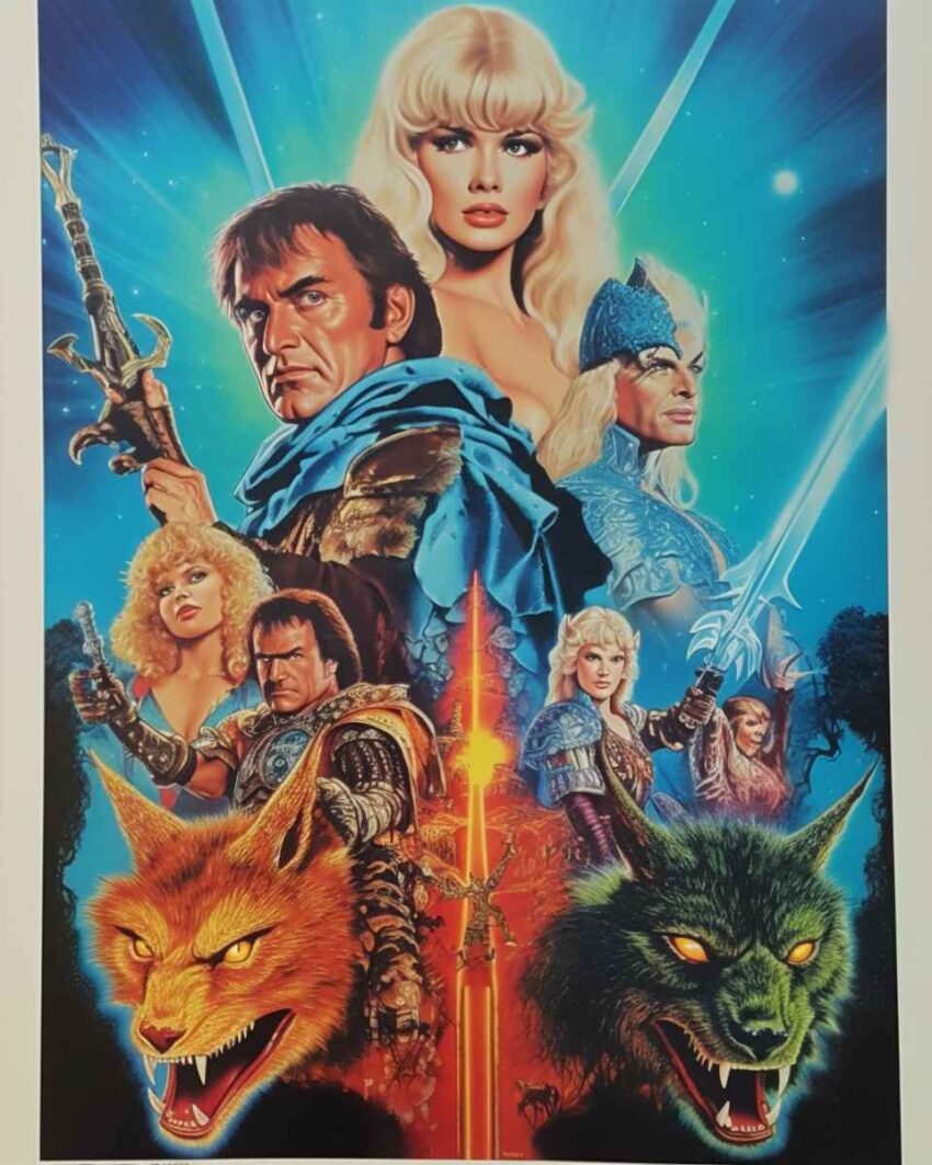 80s Fantasy Film Poster – Prompt Library