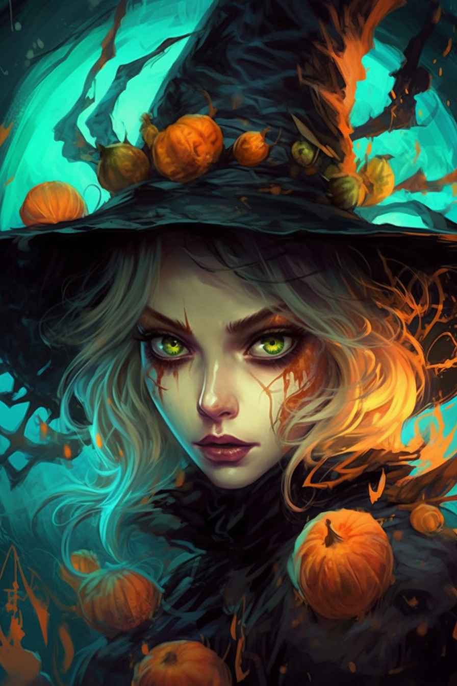 Anime Witch Illustration – Prompt Library