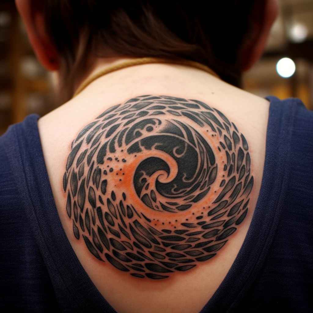Tattoo uploaded by Zycra • Waves in a circle #tattoo #tattoodo #sea #wave # wave #sea #blue #circle • Tattoodo