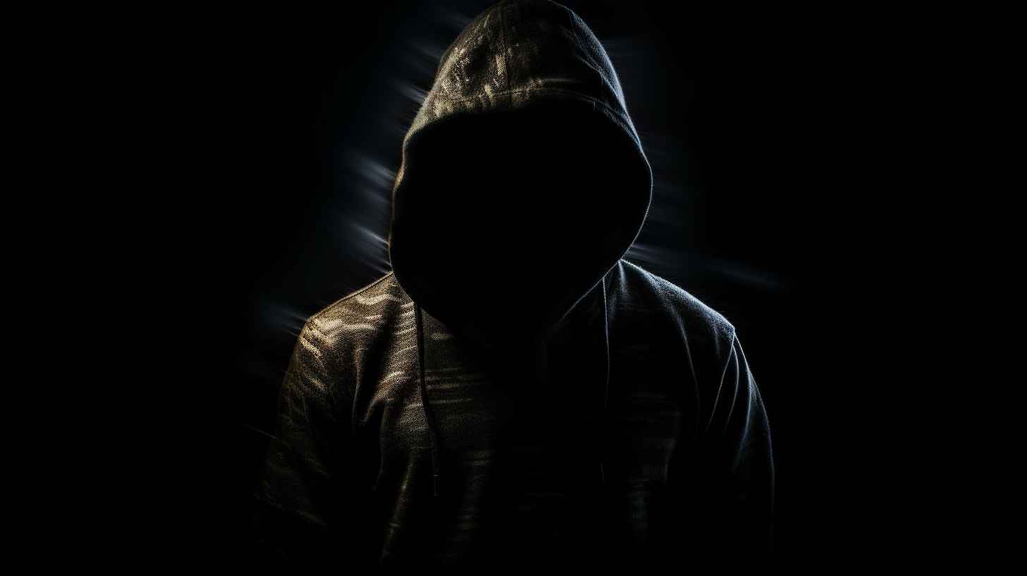 Dark Hooded Hacker Silhouette – Prompt Library