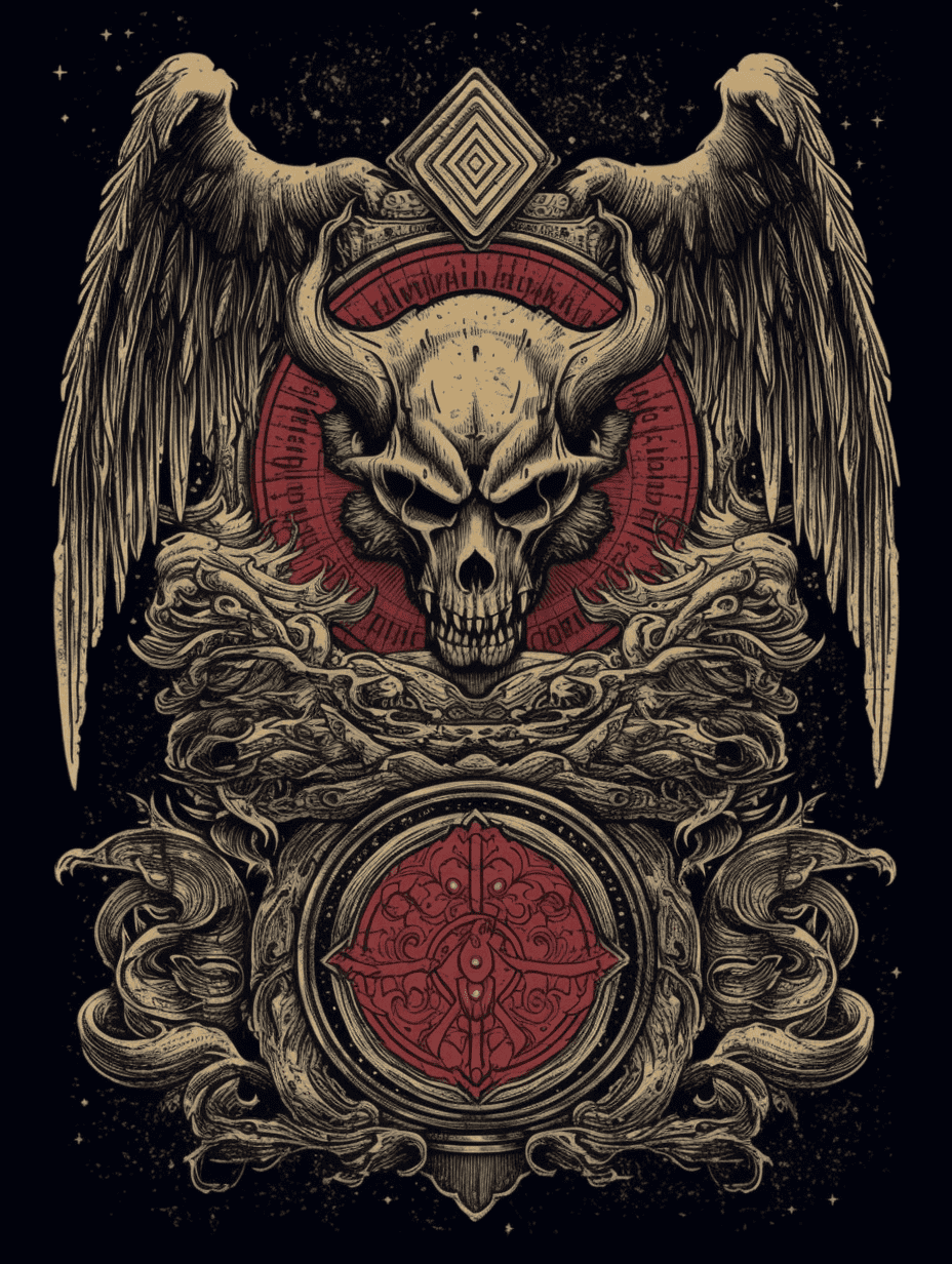 Devil Stamp Tee Design – Prompt Library