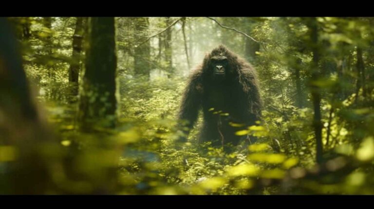 Elusive Sasquatch In Forest Prompt Library