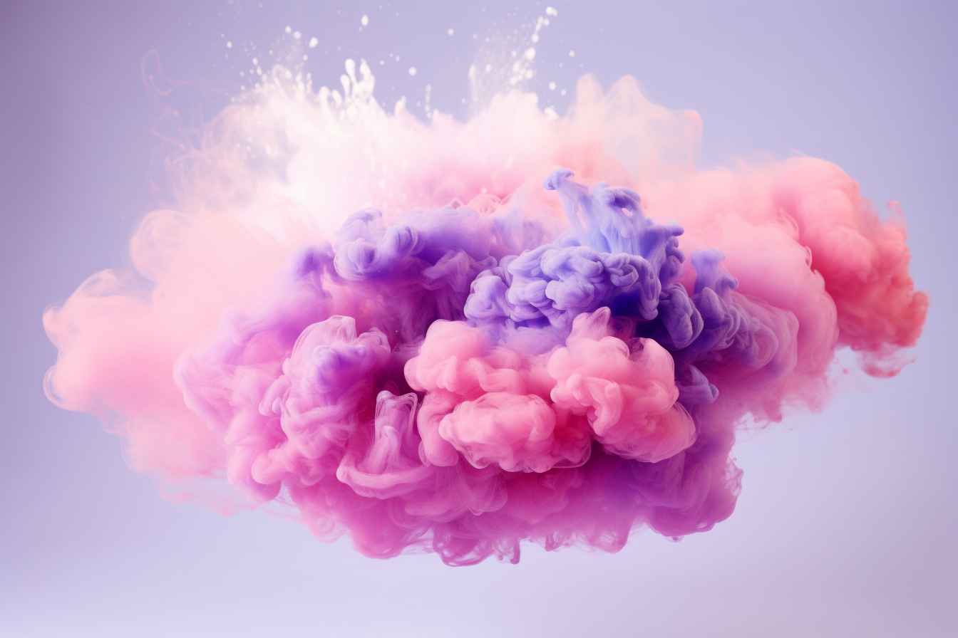 Explosive Pastel Smoke Photo – Prompt Library