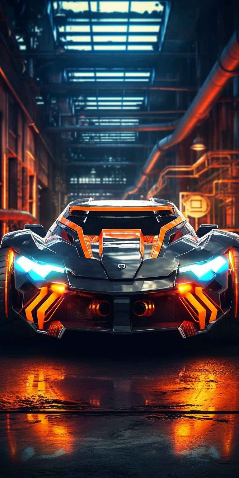 Midjourney Prompt: Futuristic Muscle Car - Prompt Library