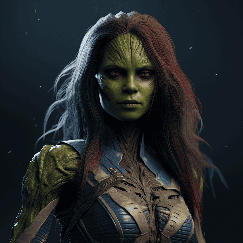 Gamora Monster Realistic 8K Detail – Prompt Library