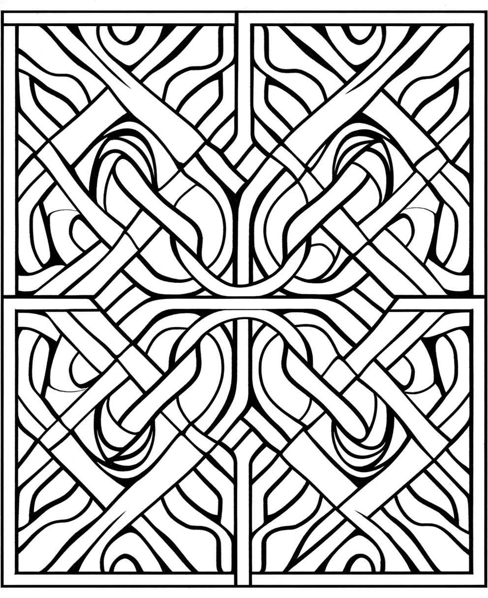 Geometric Coloring for Adults – Prompt Library