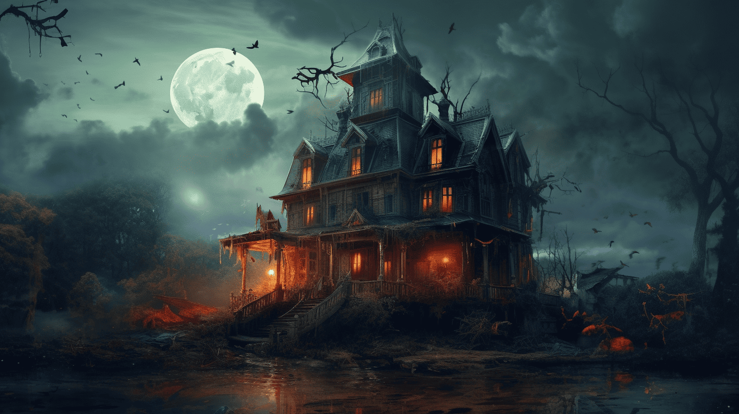 Ghostly Mansion – Prompt Library