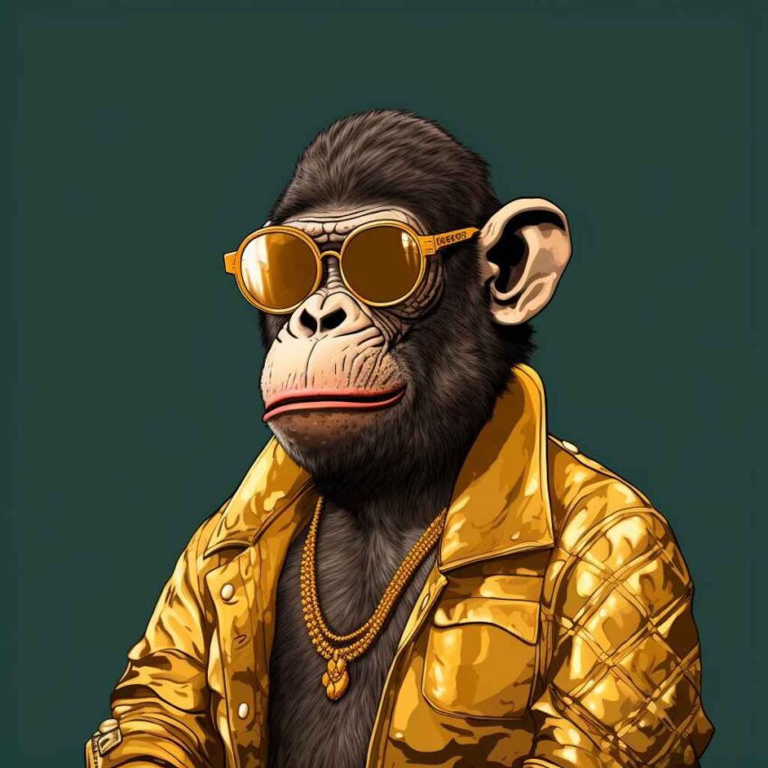 Golden Ape Gibli Style – Prompt Library