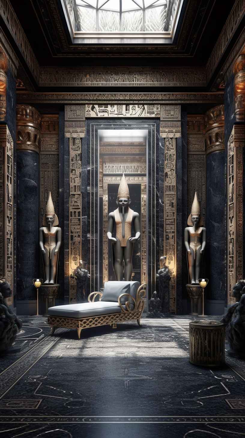 Gothic Egyptian Temple Design – Prompt Library