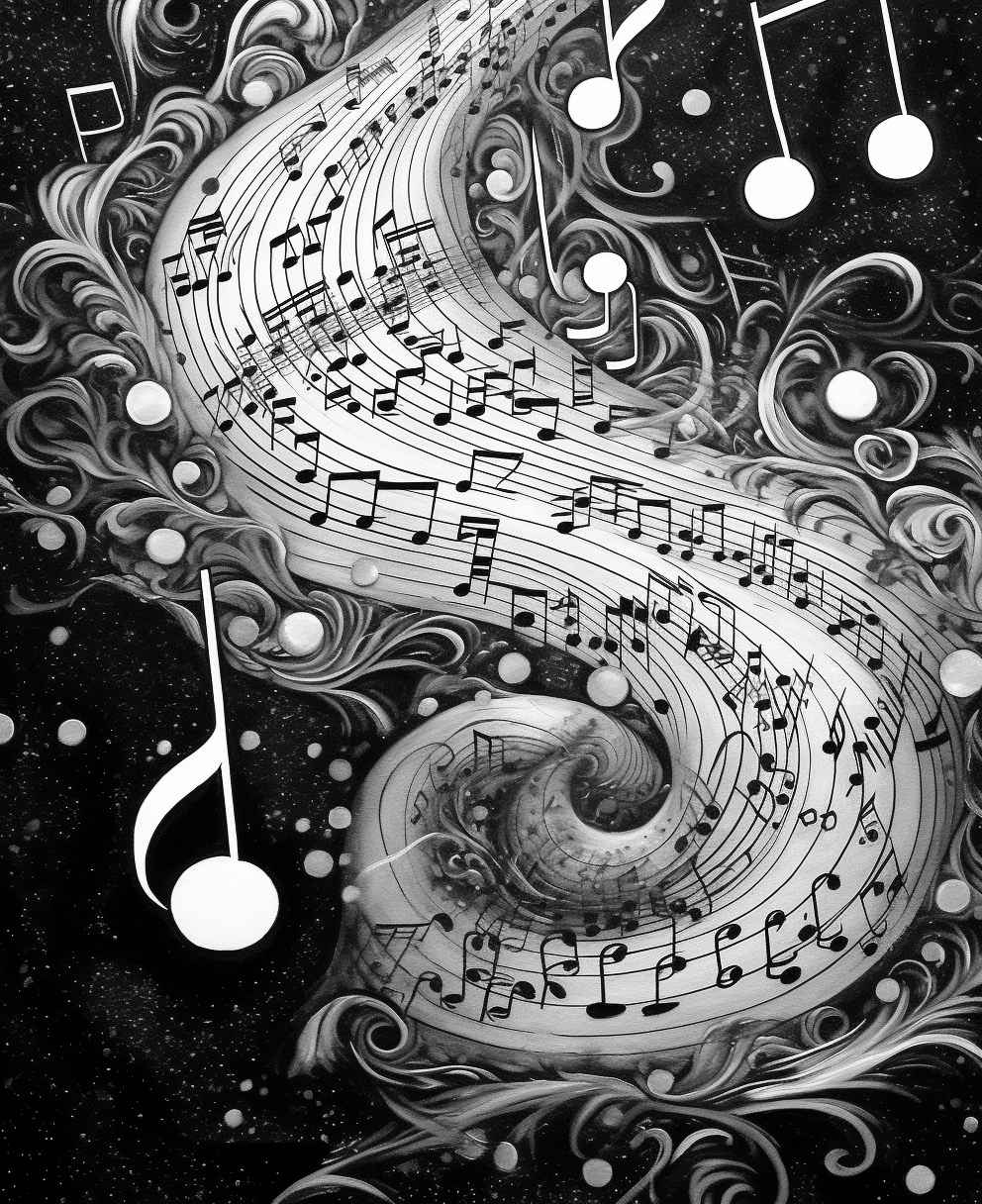 High Detail Music Notes – Prompt Library