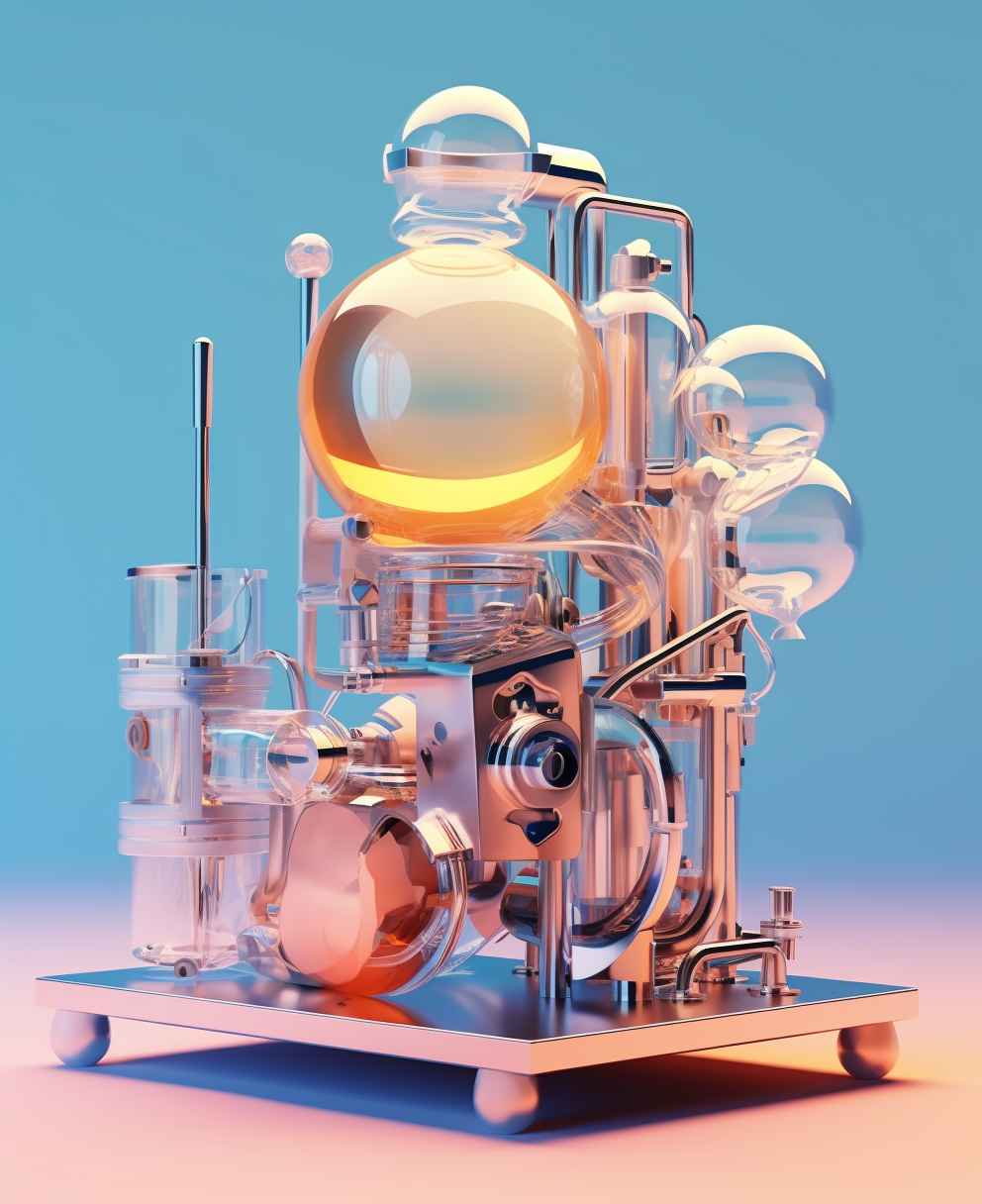 Lab Equipment Render Illustration – Prompt Library