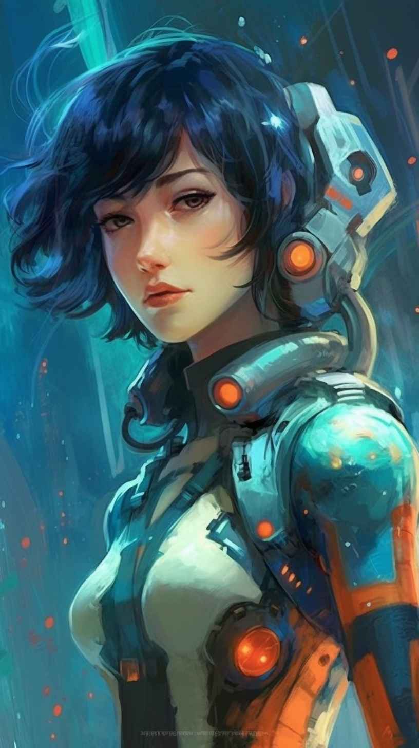 Cyberpunk Anime Characters With Steampunk Midjourney Prompt