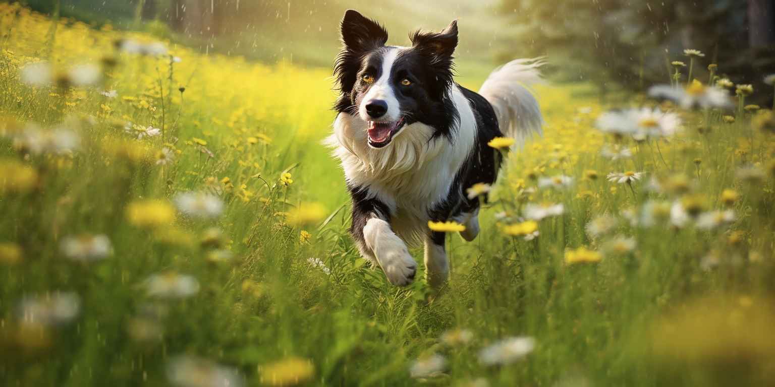 Meadow Border Collie Run – Prompt Library