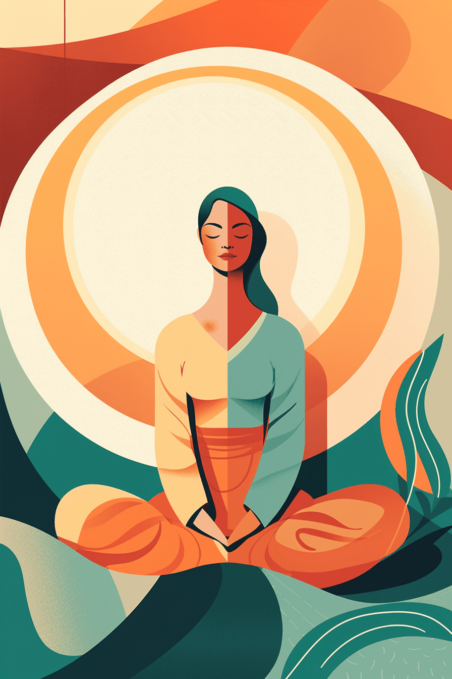 Modern Yoga Illustrations – Prompt Library