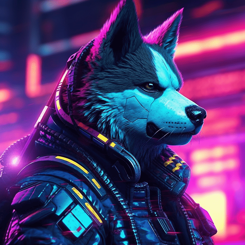 NFT Cyberpunk Husky 750 – Prompt Library