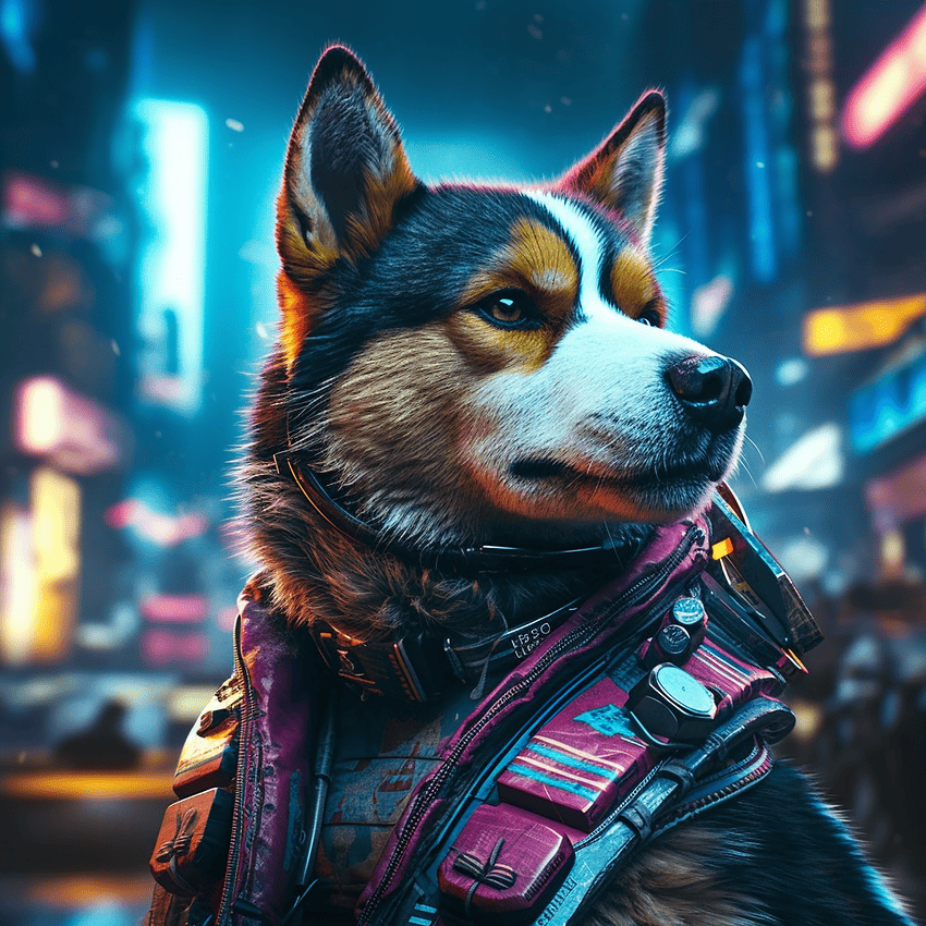 NFT Cyberpunk Husky 750 – Prompt Library