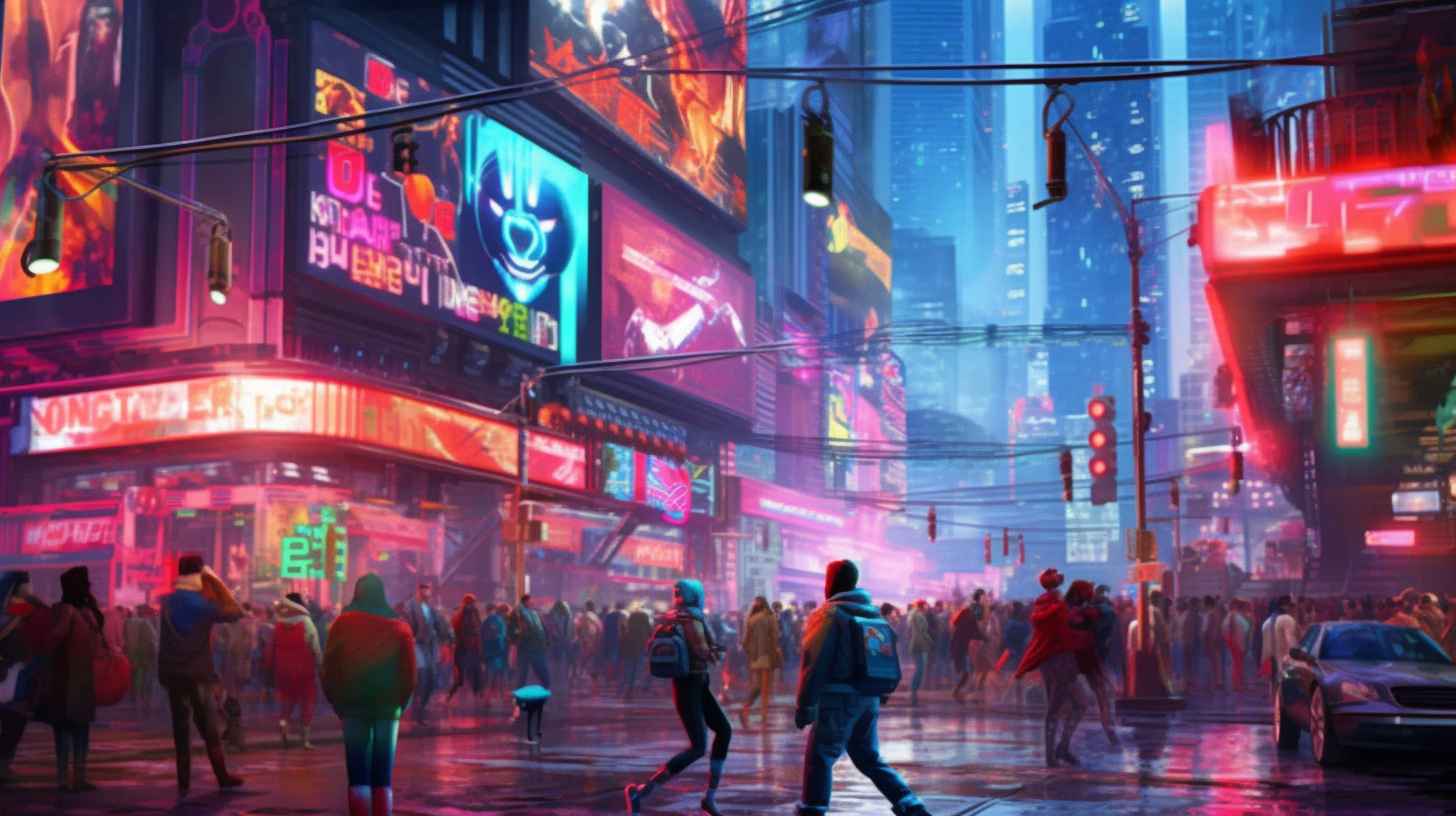 Neon Citys Cyber Party – Prompt Library