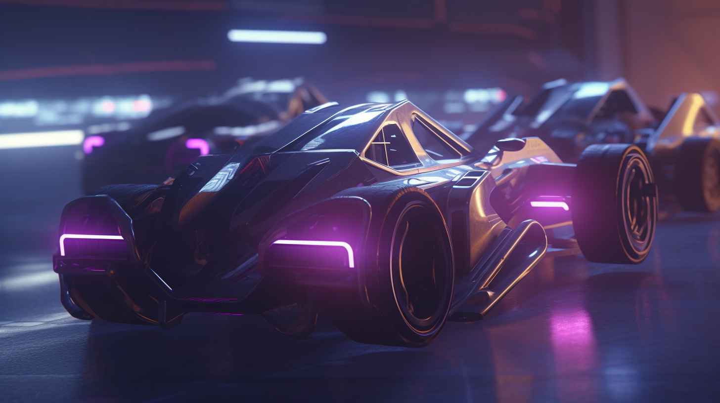 Neon Racing Action – Prompt Library