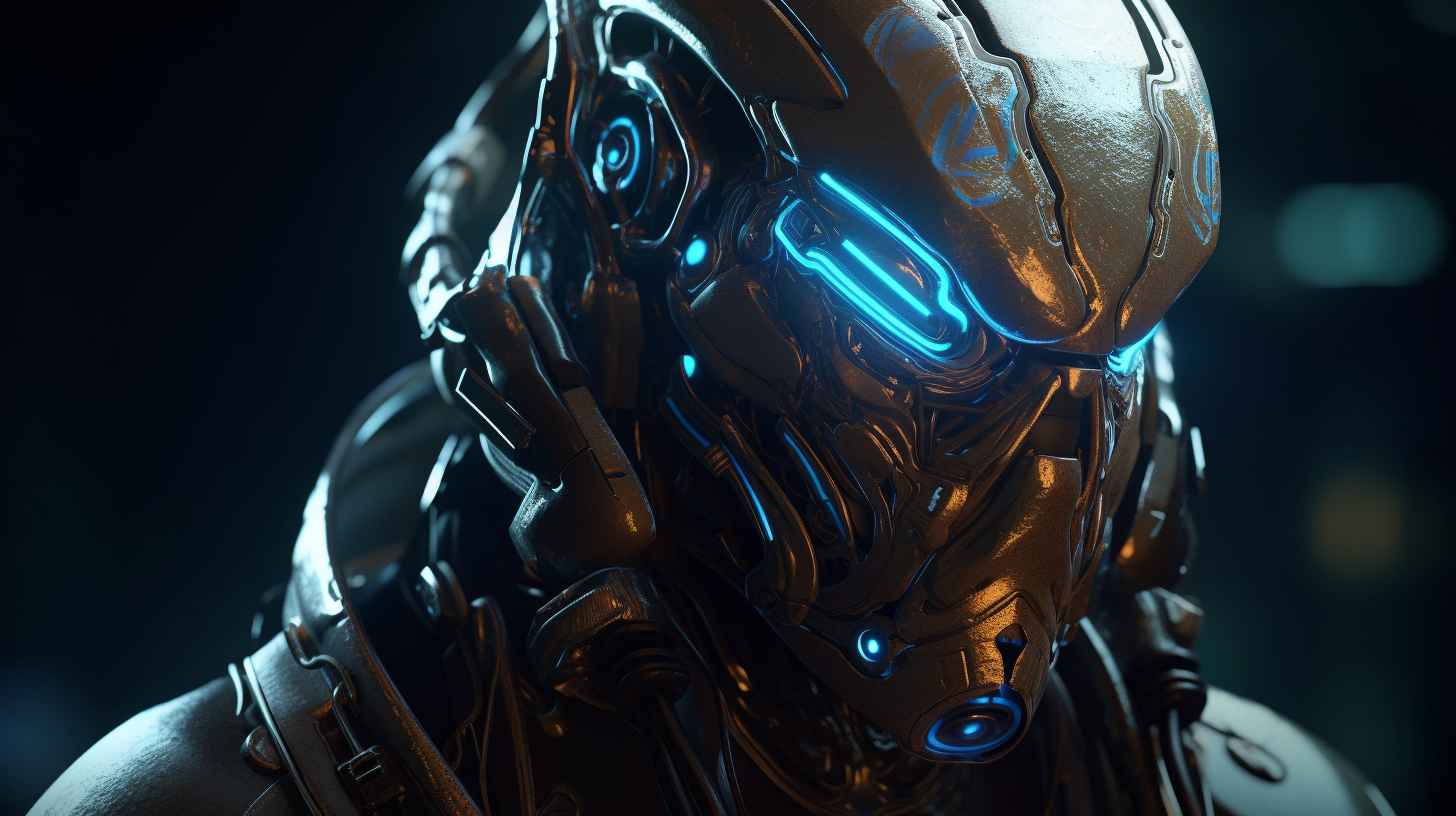 Neon Warframe Stealth Character – Prompt Library