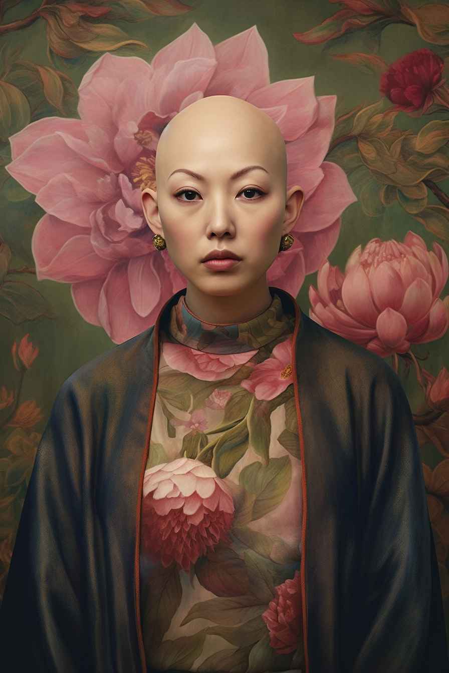 Pale Flowered Bald Beauty – Prompt Library