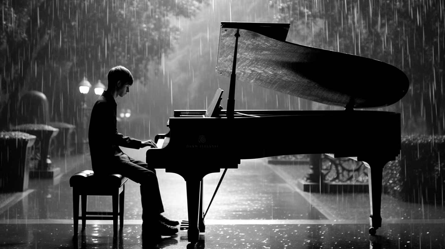 Rainy Chopin Concentration Art – Prompt Library