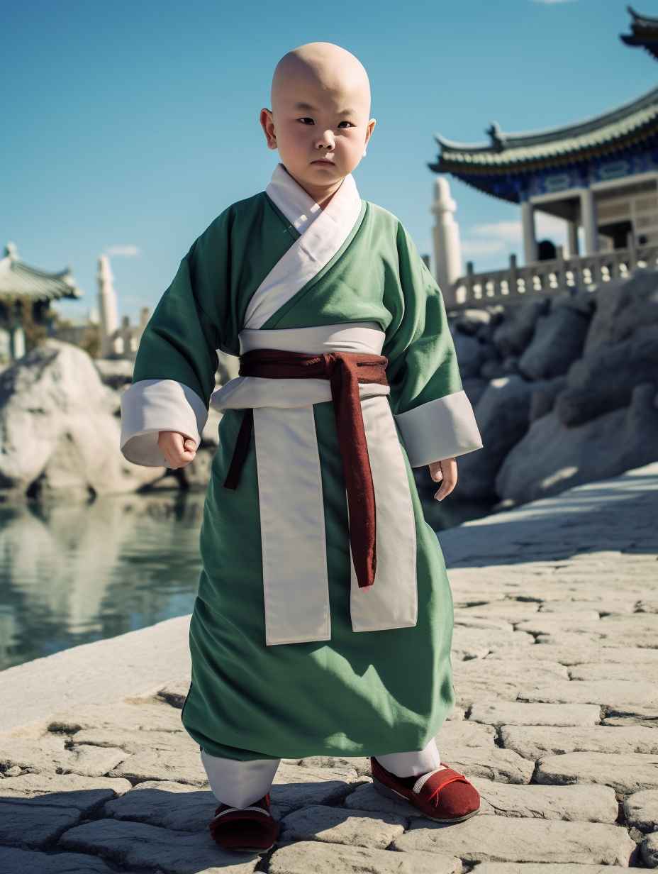 Midjourney Prompt: Real Chiaotzu A Cinematic Portrait - Prompt Library