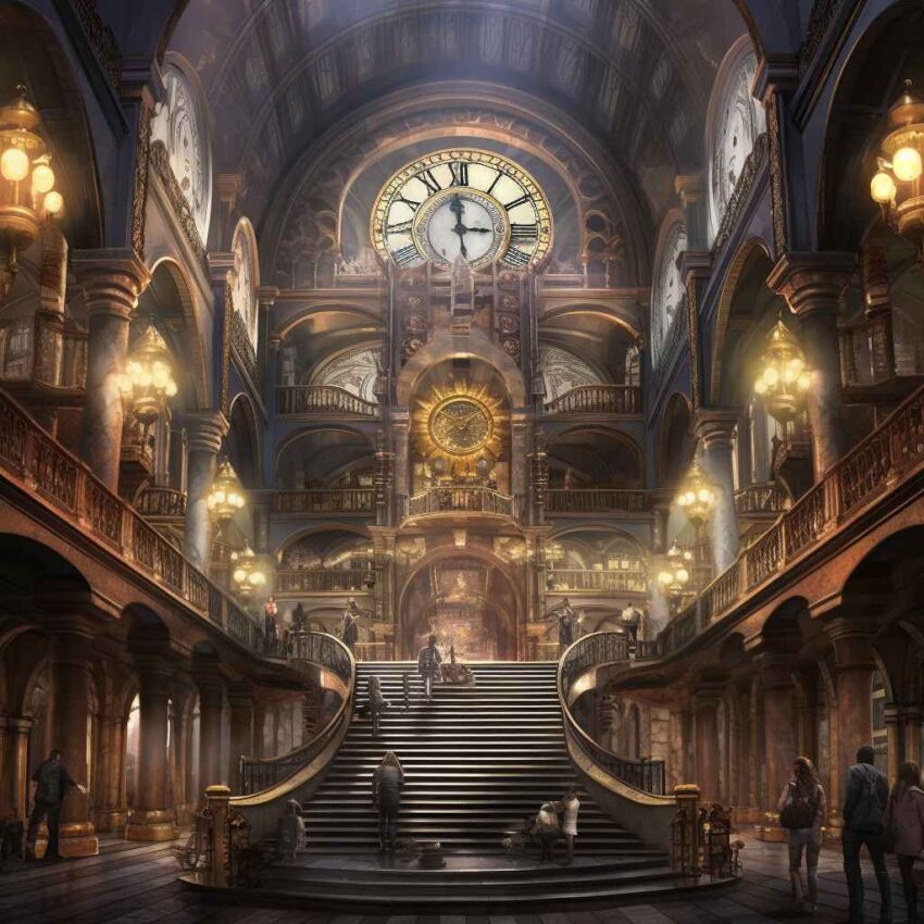 Steampunk Grand Central Station – Prompt Library