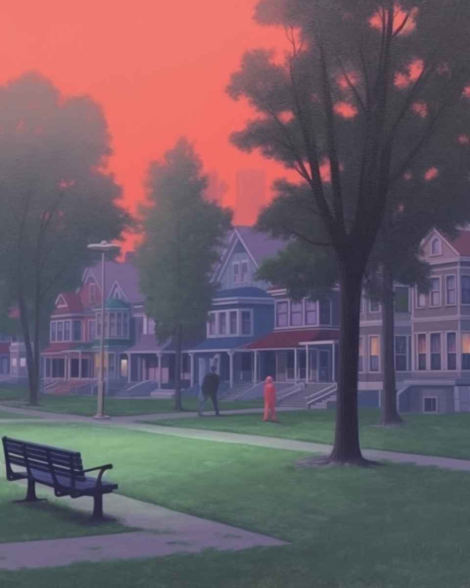 Suburban Surrealism in Oil – Prompt Library