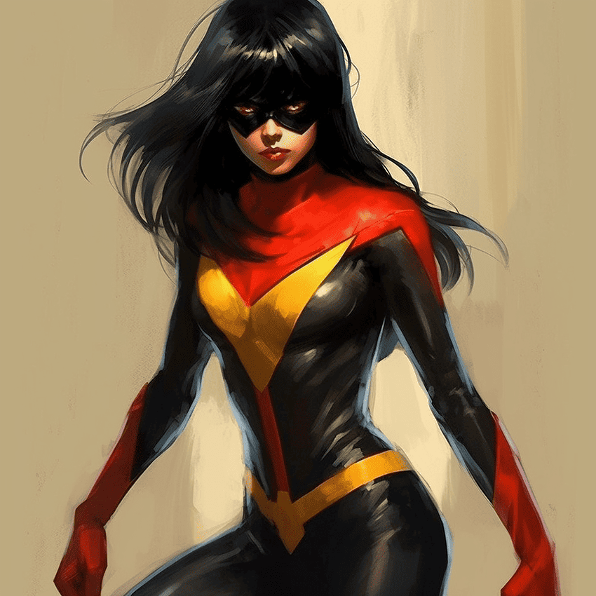 Superheroine Concept Art Collection – Prompt Library