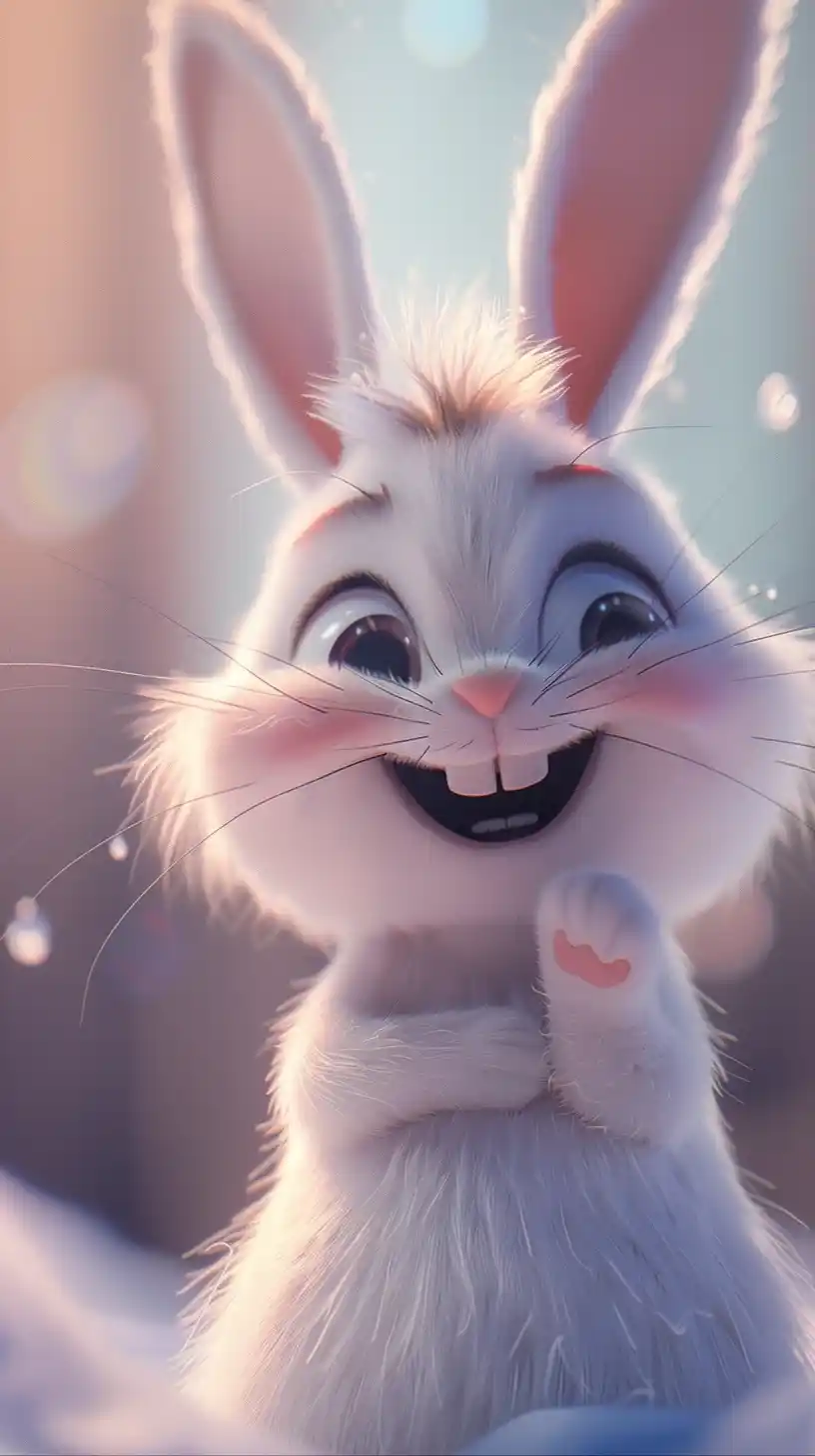 Midjourney Prompt: Cute Rabbit In Pixar Style - Prompt Library