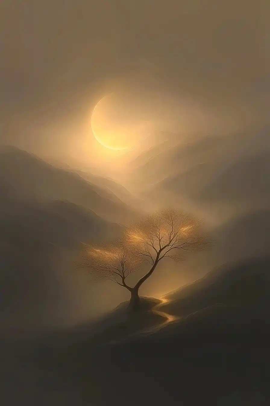 Generated result for Surreal Palm Trees Desert