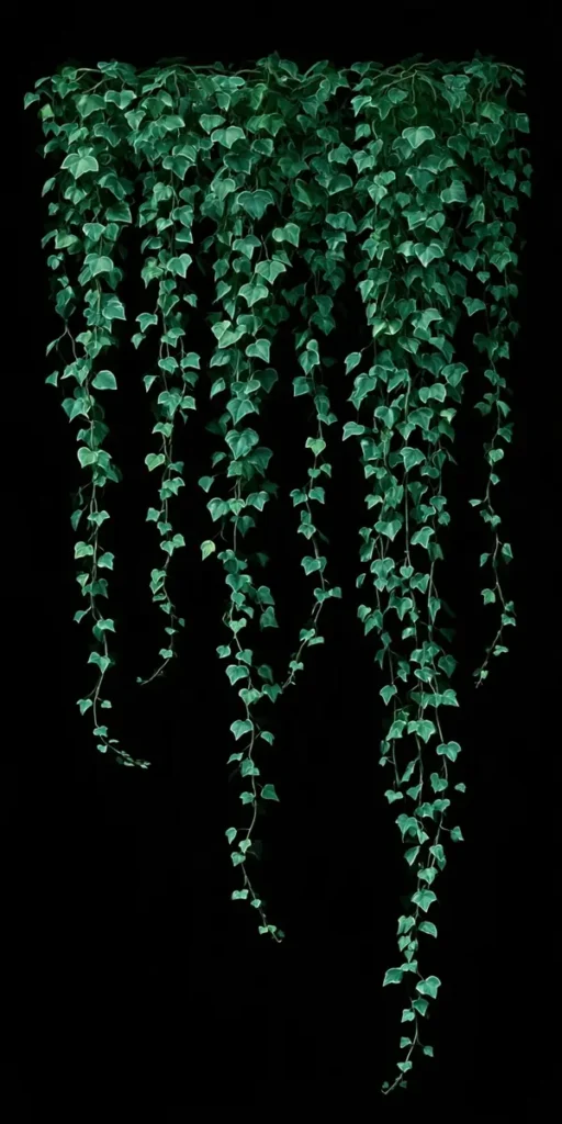 Midjourney Prompt: Stylized Trailing Ivy Texture - Prompt Library